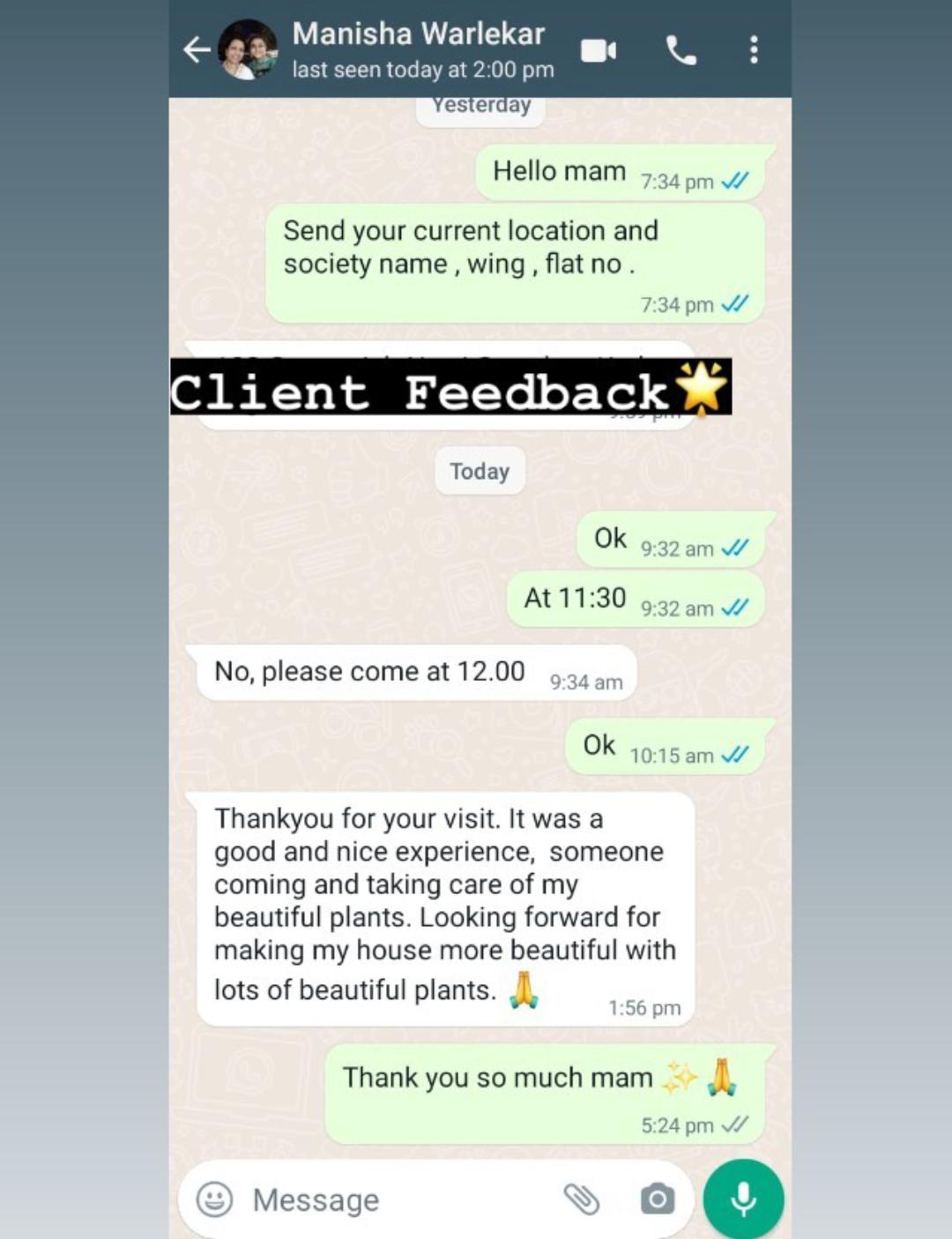 Feedback 1